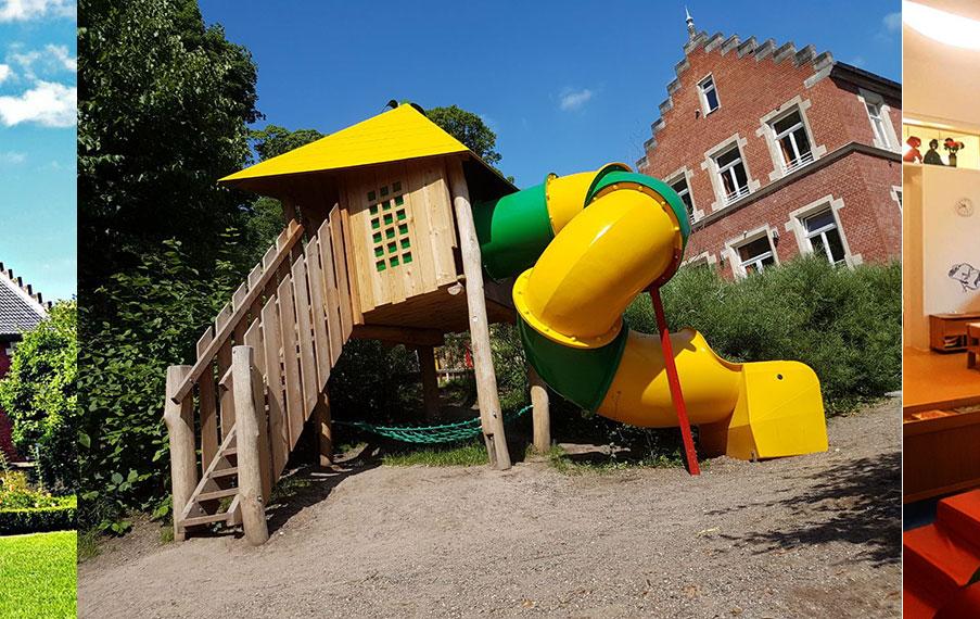 Slider im Kopf der Homepage der Kindertagesstätte St. Augustin Coburg